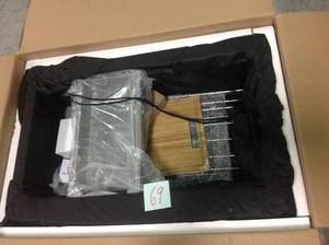 lot 69 image: All-in-One Apron-Front Farmhouse Stainless Steel 33 in. Single Bowl Workstation Sink with Accessory Kit not used