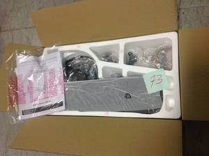 lot 73 image: Hugger 52 in. LED Gunmetal Ceiling Fan open box customer return