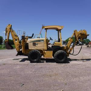 Vermeer Model RT-950 Cable Plow Back Hoe