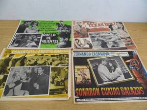 Lot of 4 Vintage Movie Posters