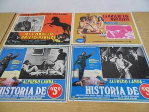 Lot of 4 Vintage Movie Posters