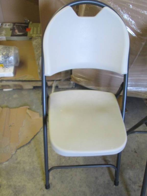 2 HDX Resin Folding Chairs...