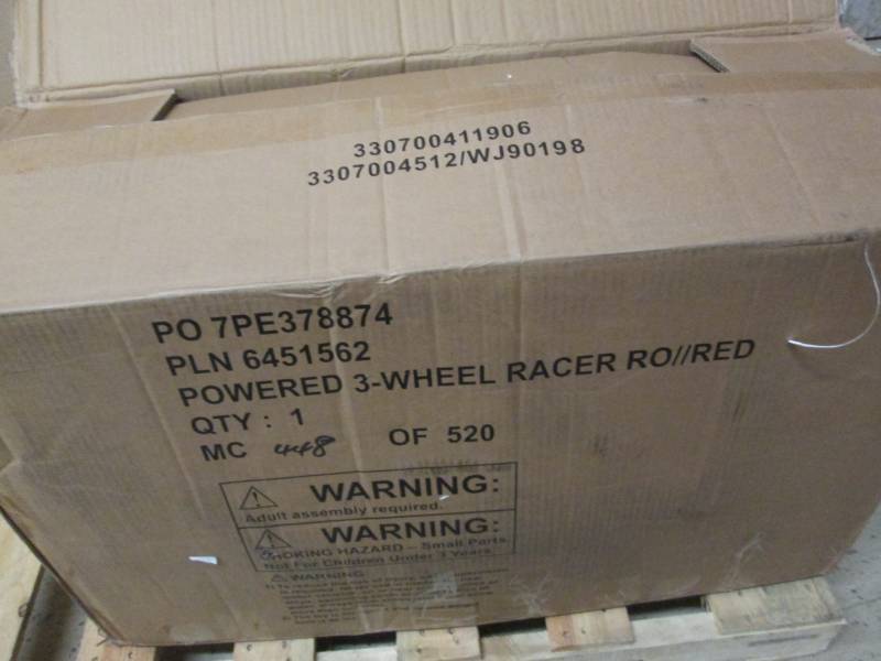 Battery-Powered 3-Wheel Racer open ...