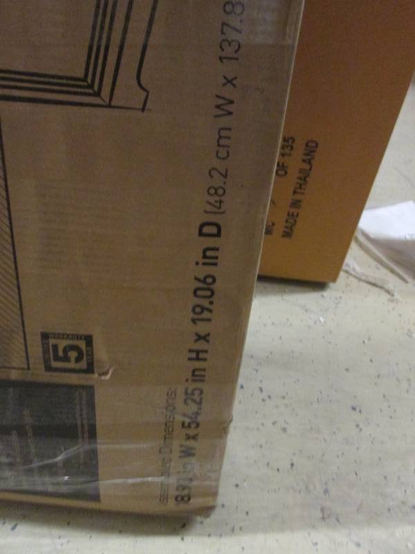 4 Drawer Vertical File Cabinet open...