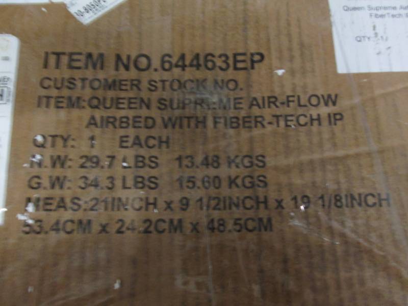 Supreme Airflow Airbed Queen open b...