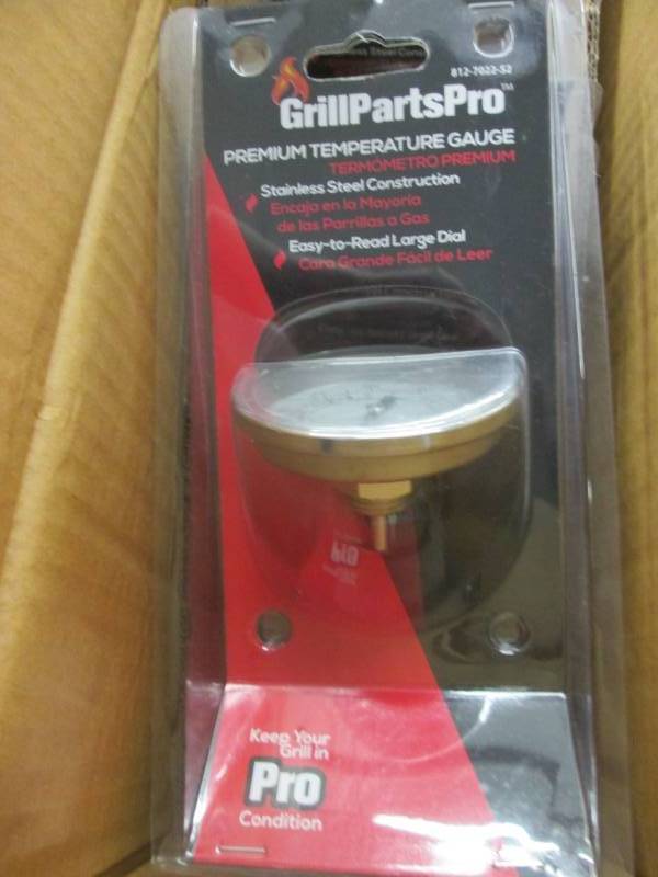 Case of 6 Grill Parts Pro thermometer temperature gauges for grills or smokers