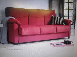 Super Plush Sofa open box Retail $499.99 Assembly required. 88 34 w x 37 12 h x 38 14 d as a sofa 70 12 l x 50 w x 20 h as a bed