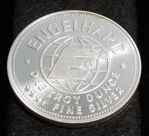 1 TROY OZ. .999 FINE SILVER ENGELHARD THE AMERICAN PROSPECTOR
