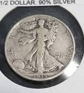 1935 WALKING LIBERTY HALF DOLLAR