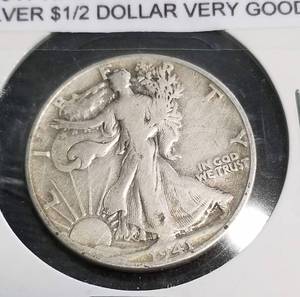 1941 WALKING LIBERTY HALF DOLLAR