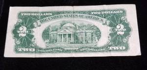 1953 US RED SEAL $2 FEDERAL RESERVE STAR NOTE