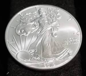 2012 AMERICAN SILVER EAGLE 1 TROY OZ. .999 FINE SILVER DOLLAR