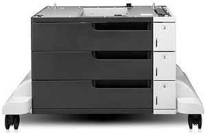 lot 79 image: HP LaserJet 3x500-sheet Feeder and ...