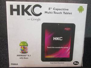 lot 11 image: HKC 8 inch Multi-Touch Tablet with ...