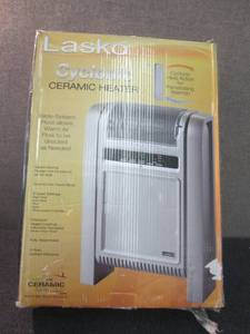 lot 39 image: Lasko Cyclonic Ceramic Heater-teste...