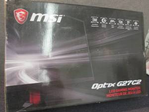lot 42 image: MSI Optix G27C2 LED Gaming Monitor ...