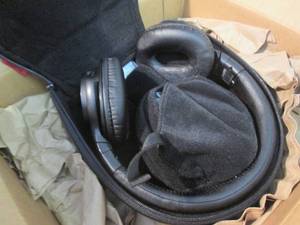 lot 60 image: Sony Headphones with Zip Case...