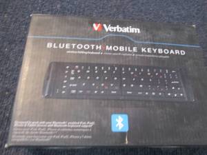 lot 64 image: Verbatim Bluetooth Mobile Keyboard...