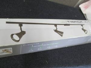 lot 164 image: Lithonia Lighting 3 Light Black LED...