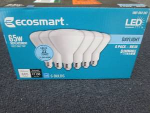 lot 203 image: Ecosmart 65-Watt Equivalent BR30 Di...