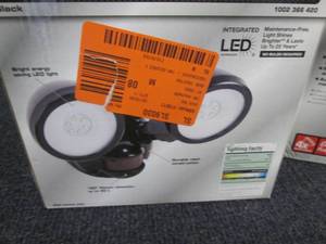 lot 314 image: 2 Defiant LED Motion Security Light...