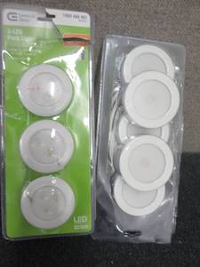 lot 234 image: 2 Pks Puck Lights...