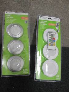 lot 235 image: 2 Pks Puck Lights...