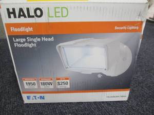 lot 240 image: Halo LED Large Single Head Floodlig...