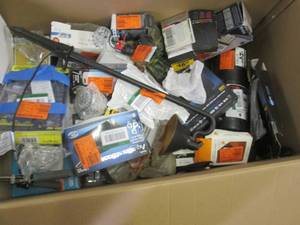 lot 335 image: Large Box of Assorted Products- see...