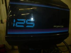 lot 16 image: Mercury Force 125 Hp Outboard