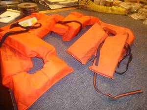 lot 35 image: Orange Life Preservers