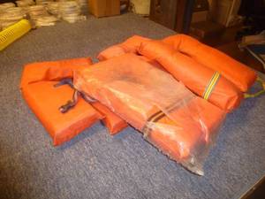 lot 36 image: Orange Life Preservers