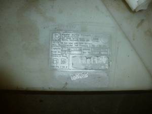 lot 97 image: Fuel Cell Rectangle with Seat Holes