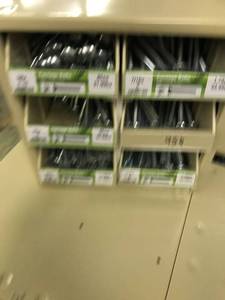 Cabinet with Assort Carriage Bolts