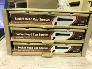 Cabinet with Assoct Socket Head Cap Screws