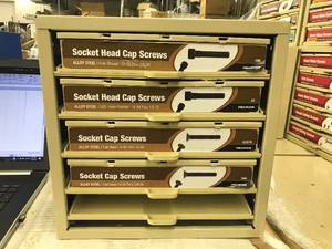 Cabinet with Assort Socket Head Cap Screws
