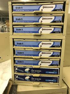 Double Cabinet with Assort Hex Head Cap Screws