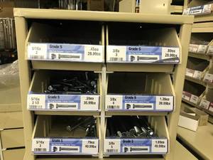 Cabinet with Assort Hex Cap Screws