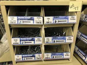 Cabinet with Assort Machine Screws