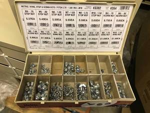 Cabinet with Metric bolts and Nuts