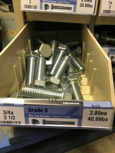 Cabinet with Grade 5 Hex Cap Screws