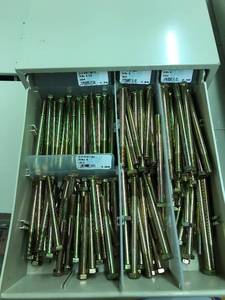 Cabinet with Grade 8 Hex Cap Screws