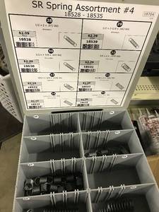 4 tier Cabinet with Assorted Springs