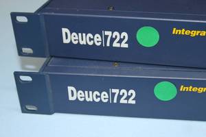 lot 22 image: Lot of 2 Symetrix Deuce 722 2x2 Digital Signal Processor Pro Audio Control Units