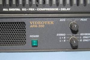lot 26 image: Pro Audio  Video Lot - VideoTek Stereo Monitor Sabine Graphic EQ & dbx Dual Channel Compressor  Limiter