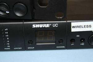 lot 27 image: Lot of Three (3) Shure Wireless Pro Audio Microphone System Receivers
