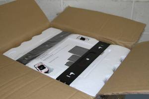 lot 34 image: Pair of Never Used Tannoy DVS 6 240-Watt Surface Mount Loudspeaker Pro Audio Speakers