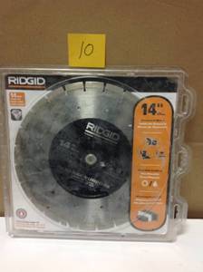 Ridgid 14 in. Segmented High-Rim Diamond Blade