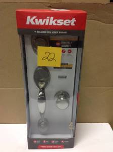 Kwikset front door lock set