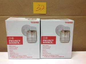 Lot of 2 Portfolio Wall Lantern